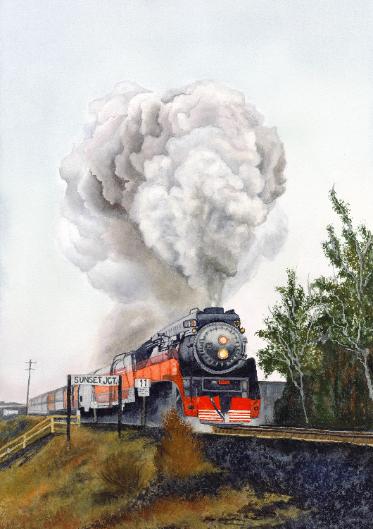 American Locomotive アート作品 American Freedom Train #4449 – JMarx Art